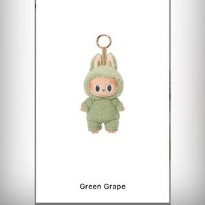 Pop Mart Labubu The Monsters Exciting Macaron Green Grape Vinyl Plush Pendant